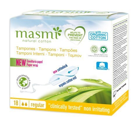 MASMI Natural Cotton -  Bio Tampons - Normal 18 Stk.