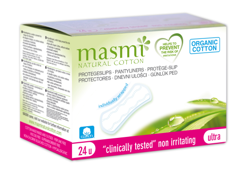 MASMI Natural Cotton - Bio Slipeinlagen - ultradünn 24Stk.