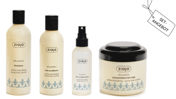 Ziaja SILK glättendes Haarpflege-Set mit Seidenproteinen